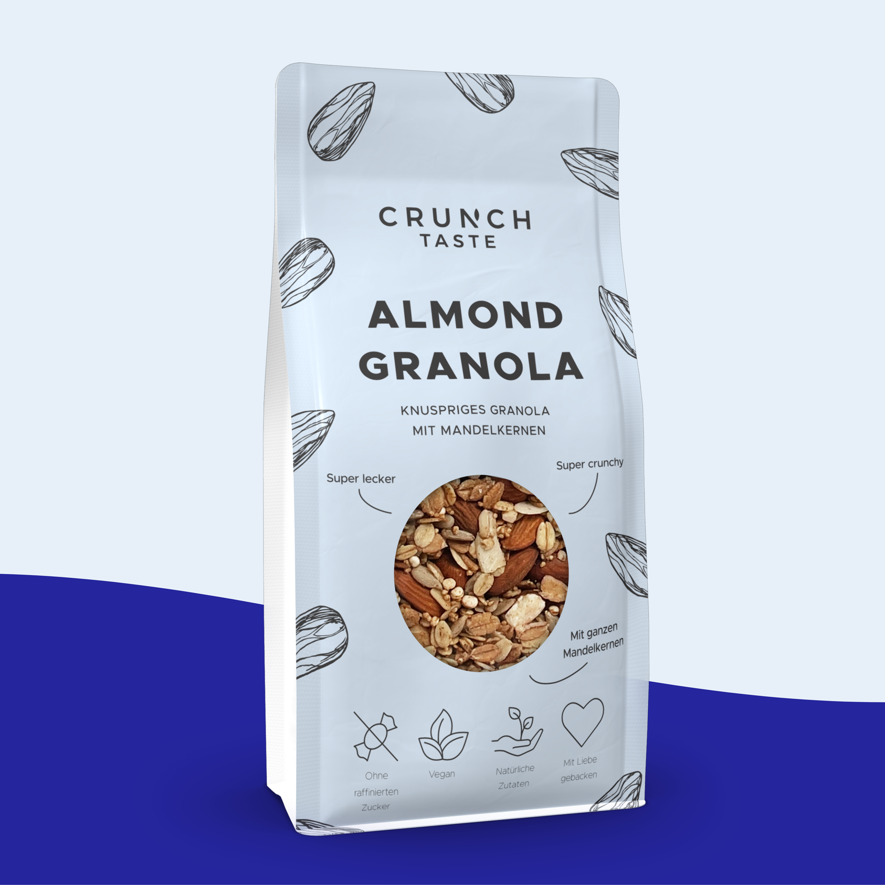 ALMOND GRANOLA | Granola mit Mandelkernen | 250g