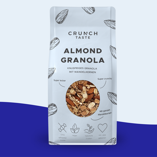 ALMOND GRANOLA | Granola mit Mandelkernen | 250g