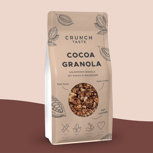 COCOA GRANOLA | Granola mit Kakao und Walnüssen | 250g