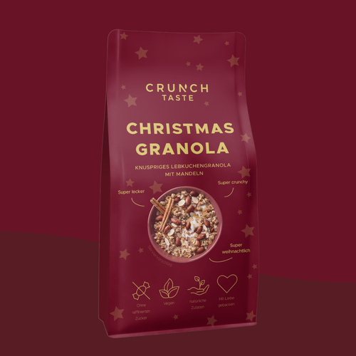 CHRISTMAS GRANOLA | Lebkuchengranola mit Mandeln | 250g